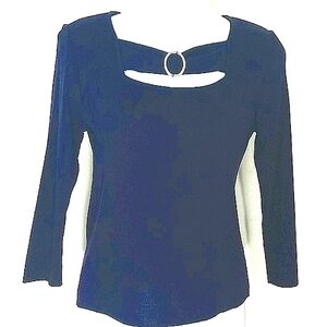 Annalese Sweater top pullover shirt Purple long sleeve Small